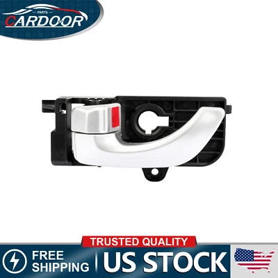 For Hyundai Sonata 2006-2007 Silver Interior Door Handle Driver Side Front Left - Image 1 of 4