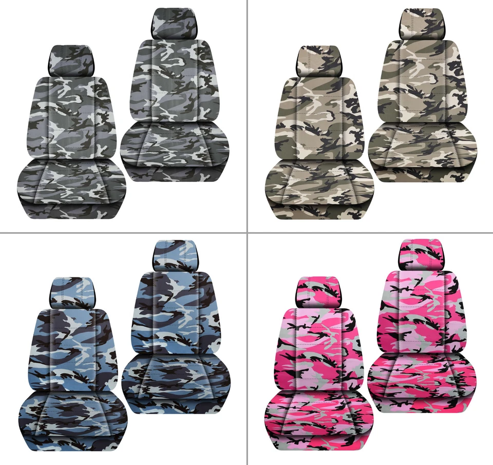 front set  car seat covers urban camouflage designs fits jeep liberty 2002-2012 - Image 1 of 1