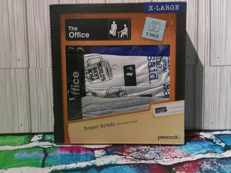 Paquete de 3 calzoncillos boxer para hombre con bolsa antimoscas talla XL/La oficina Foto 1 de 4