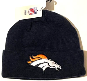 Denver Broncos Mass Cuffed Hat NFL Fútbol Logo Gorro Gorra Nuevo Infante Niño Pequeño - Imagen 1 de 5