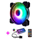 RGB Computer Case Fan PC Cooling 120mm Sync LED Quiet with 1 Remote Control 12V