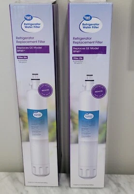 (2) Filtro de agua para refrigerador de gran valor reemplaza GE RPWF envío rápido el mismo día Foto 1 de 4