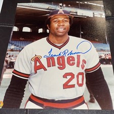 Frank Robinson Autographed Signed 8x10 California Angels Hall Of Fame
