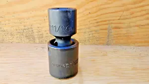 PROTO FLEX Impact Socket. 1/2" DRIVE, 11/16" Socket Size 6-Point BLACK OXIDE. - Picture 1 of 4