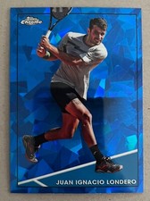 Juan Ignacio Londero 2021 Topps Chrome Tennis Sapphire Edition Card #85