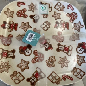 Disney Mickey und Minnie Lebkuchen 7" Teller 4er Set - Bild 1 von 1