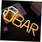  Bar Neon Sign, Beer Neon Signs Beer Shape LED Signs Bar Neon White