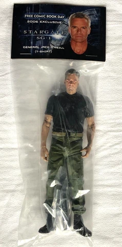 STARGATE TV Series Diamond Select Action Figure - JACK O'NEILL Factory Sealed Cover