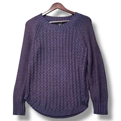 Suéter Pullover Púrpura Metálico Calvin Klein Jeans Talla M Foto 1 de 4