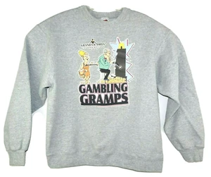 Hyatt Grand Victoria Casino & Resort Sweatshirt Gray Size L Gambling Gramps - Picture 1 of 7