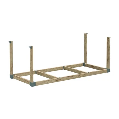 HEAVYWEIGHT 48" W x 96" D Do-it-Yourself Plastic Ceiling Storage Kit, Gray Foto 1 de 4