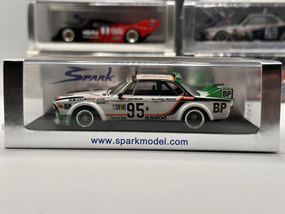 Spark 1/43 BMW CSL S1569 - LM 1976 #95 - RARE - Immagine 1 di 4
