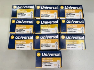 10 Scatole Viti ZYP 4,5mm x 50mm Pozi Svasate Multiuso 2000 Viti per Legno - Foto 1 di 24