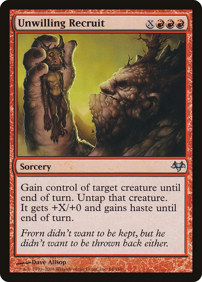 Unwilling Recruit #64 (Foil) (MP) Eventide EVE Magic MTG - Image 1 of 1