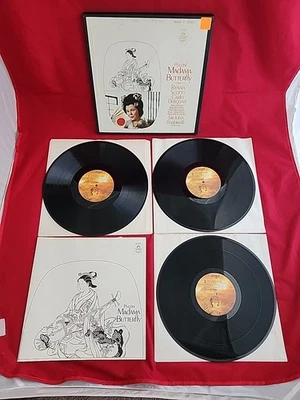 Puccini Madama Butterfly 3 Lp Vinyl Record Album Booklet Ad - Image 1 of 4