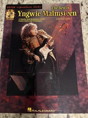 Yngwie Malmsteen The Best Of Guitar Tab Transcriptions Sheet Music Song Book CD - Image 1 of 4