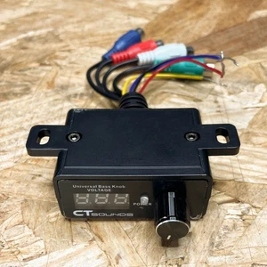 Used CT Sounds Universal Bass Knob with Digital Voltmeter for Car Amplifier - Picture 1 of 4