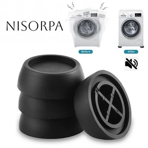 4x Vibrationsdämpfer Waschmaschine Gummi-Füße Schwingungsdämpfer Trockner Gummi - Bild 1 von 9