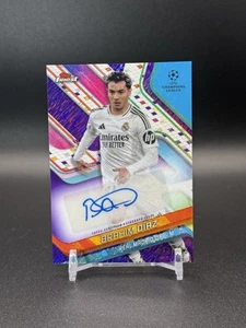 Topps Finest UEFA 2024/2025 Brahim Diaz Auto 192/199 Real Madrid - Picture 1 of 4