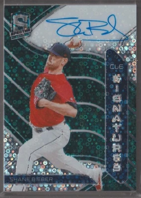 2021 SPECTRA - SHANE BIEBER - SIGNATURES PRIZM /25 - Image 1 of 2