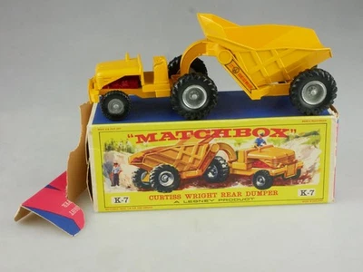 K-07A Curtiss Wright Rear Dumper - 81439 Matchbox Kingsize Lesney - Bild 1 von 4