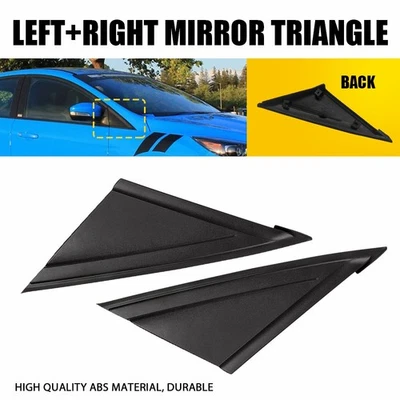 Espejo lateral esquina triángulo moldura guardabarros 2 piezas para Ford Focus 2012-2018 Foto 1 de 4
