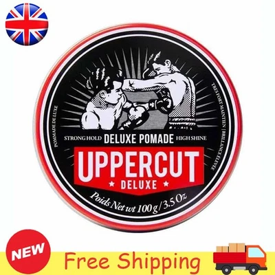 Uppercut Deluxe Pomade Strong Hold High Shine Styling Pomade For Men 100g New