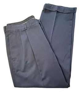 Brooks Brothers Elliot Advantage Chino Pants Size 38x30 Pleated & Cuffed Blue - Picture 1 of 15