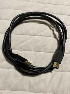 USB 3.0 A Male to B Male 28/24 AWG Charge & Sync Data Cable 6 Foot FT - Picture 1 of 4