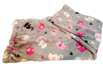 Rampage Pijama Lounge Pantalón Niñas Talla M Gris Rosa Negro Elefantes Cintura Elástica Foto 1 de 4