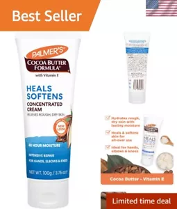 3,75 Unzen Kakaobutter konzentrierte Creme mit Vitamin E für trockene Haut Linderung - Bild 1 von 10