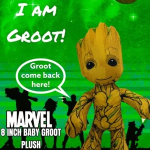 Marvels Guardians of The Galaxy 8” Baby Groot Plush! - Picture 1 of 8