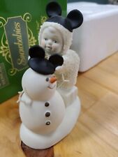 Dept 56 Snowbabies "Be Like Mickey Too"  Disney figurine F3122441