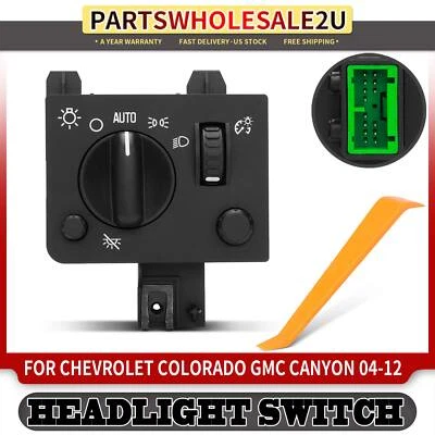 Interruptor de faros para Chevrolet Colorado GMC Canyon 2004 2005 2006 2007-2011 2012 Foto 1 de 4