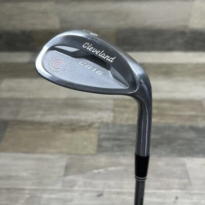 Cleveland CG16 Tour Satin Chrome 60* Lob Wedge RH Steel Stiff Flex Zip Grooves - Image 1 of 4