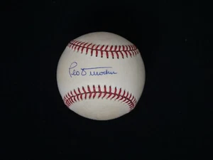 LEO DUROCHER SIGNED OFFICIAL NATIONAL LEAGUE BASEBALL WITH JSA LETTER COA - Picture 1 of 3