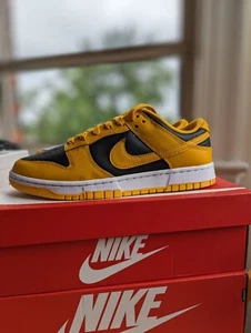 Size 9 -  Nike Dunk Low Championship Goldenrod 2021 Iowa Dead stock DS New - Picture 1 of 8