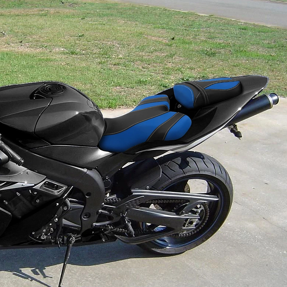 Assento de motorista dianteiro e traseiro de passageiro adequado para Yamaha YZF R1 YZFR1 2004-2006 - Imagem 1 de 4