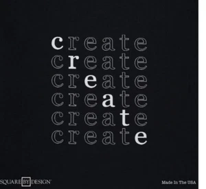 Square By Design CREATE Stoffkissen Stuhlbezug bestickt CC - Bild 1 von 1