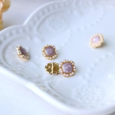 10pcs 1.2cm Alloy Buttons Mini Buttons for Sweater Shirt Sewing Crafts Accessory - Image 1 of 4