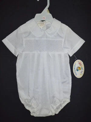 12 Meses Rosalina Blanco Burbuja Conjunto para Niño, Calado Foto 1 de 4