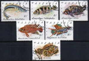 Tanzania  serie completa año 1991  usada peces - Imagen 1 de 1