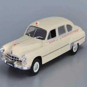 Coche diecast escala 1:43 GAZ-12B ZIM asistencia médica de emergencia 1951 DeAgostini - Imagen 1 de 4