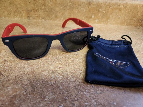 New Orleans Pelicans Foldable Sunglasses Brand New Comes With Bag Zion NOLA Cover