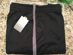 Brand NEW: Men's Tek Gear Black Gray Sweatpants Elastic & Tie Waist 2XL XXL - Foto 1 di 1