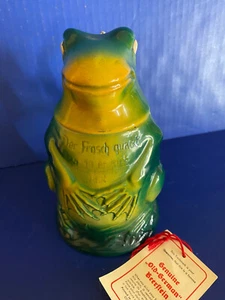 antique vintage frog figural beer stein GERMANY  1/2 liter - Picture 1 of 16