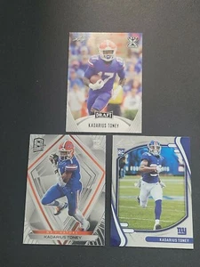 Kadarius Toney ROOKIE LOT Spectra 298 Leaf 36 Absolute 110 - Picture 1 of 5