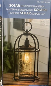 Evergreen Enterprises Solar LED Edison Lantern - Picture 1 of 4