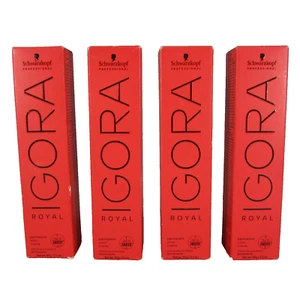 Schwarzkopf Royal Igora 6-46 Dark Blonde Beige Permanent Color Creme (4 pk) - Picture 1 of 6