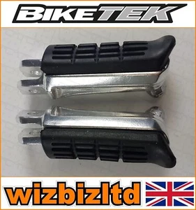 Honda CB 750 F2 Seven Fifty 1992-2003 [Bikeit Front Black OEM Rubber Footrests] - Bild 1 von 8